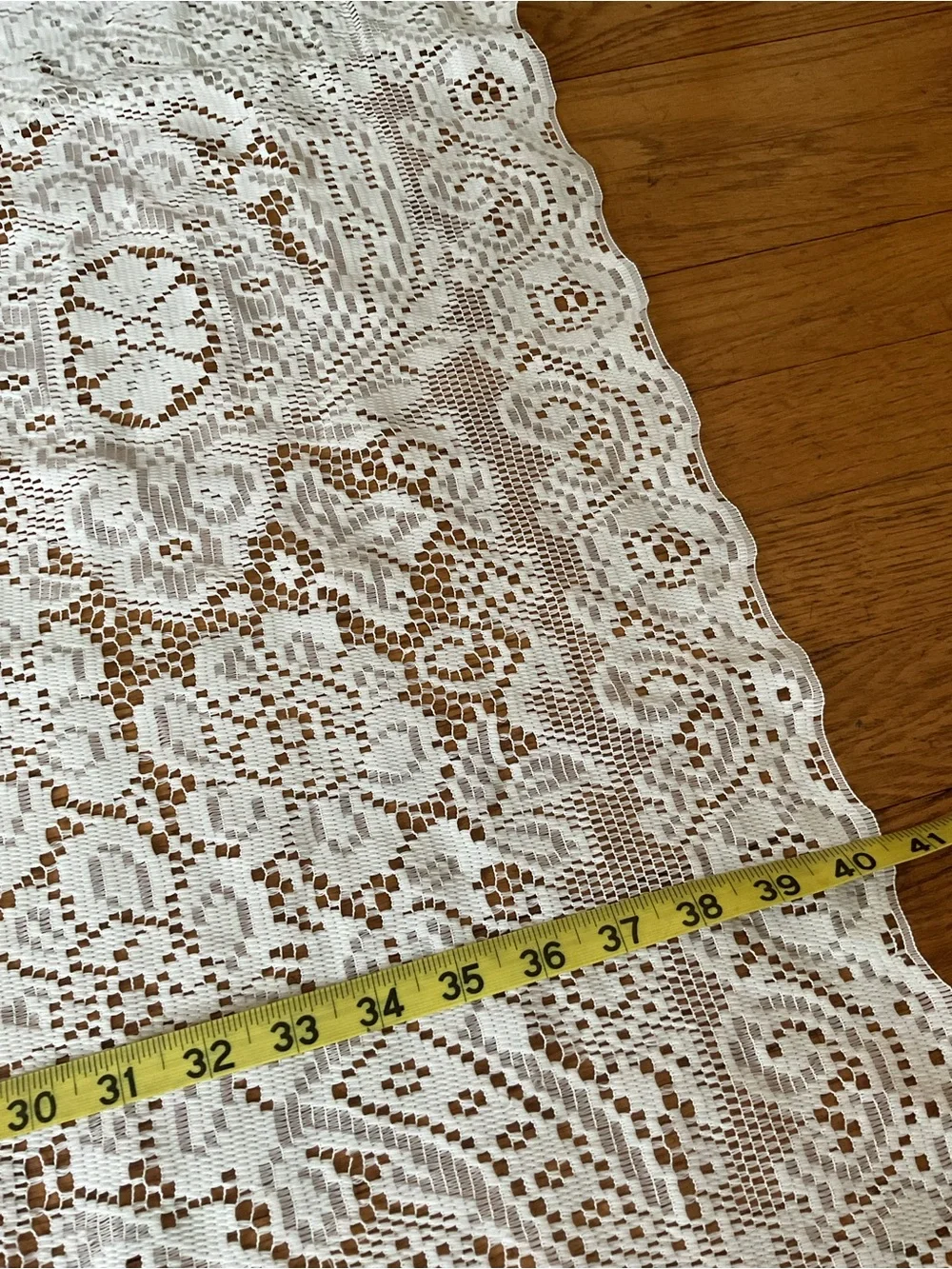 Lace curtains set of 4 Cottagecore